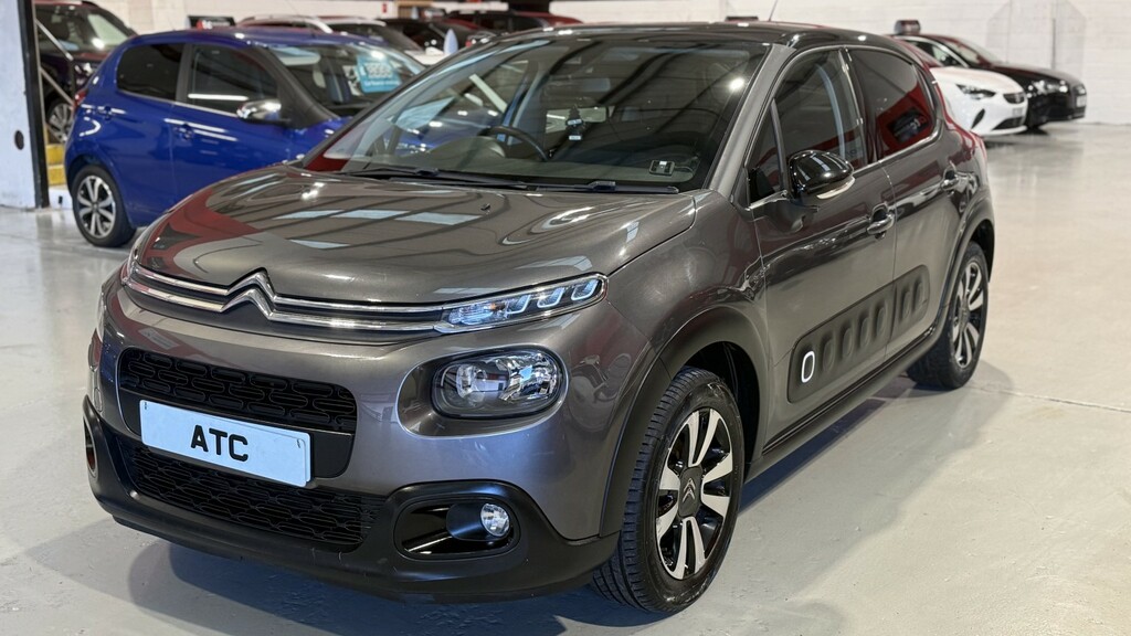 Citroen C3 Hatchback 1.2 Puretech Flair 2019 LA19XEZ Grey #3