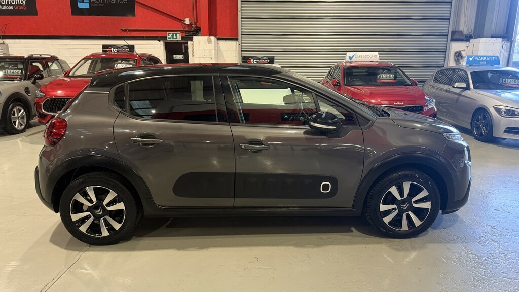 Citroen C3 Hatchback 1.2 Puretech Flair 2019 LA19XEZ Grey #4