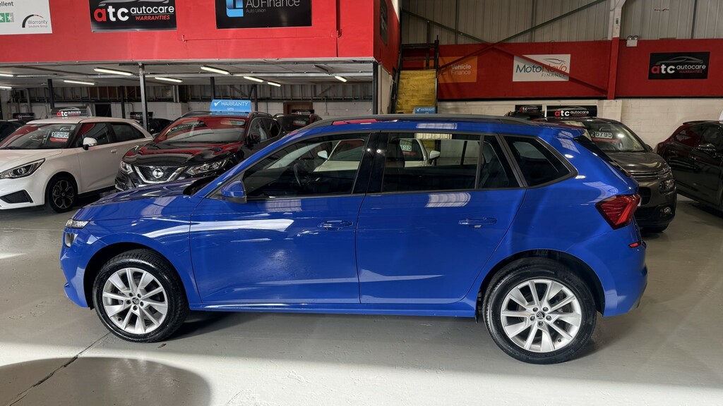 Skoda Kamiq Suv 1.0 Tsi Se 2022 HV72WTF Blue #3