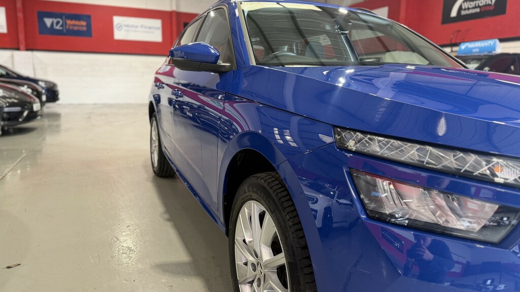 Skoda Kamiq Suv 1.0 Tsi Se 2022 HV72WTF Blue #6