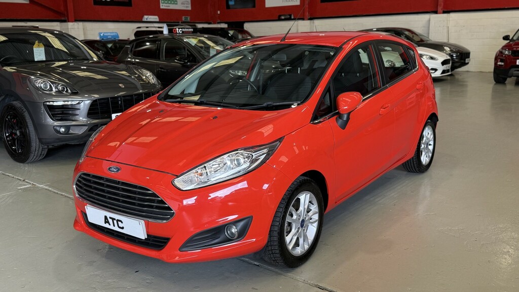 Ford Fiesta Hatchback 1.0 T Ecoboost Zetec 2015 SP65POJ Red #3