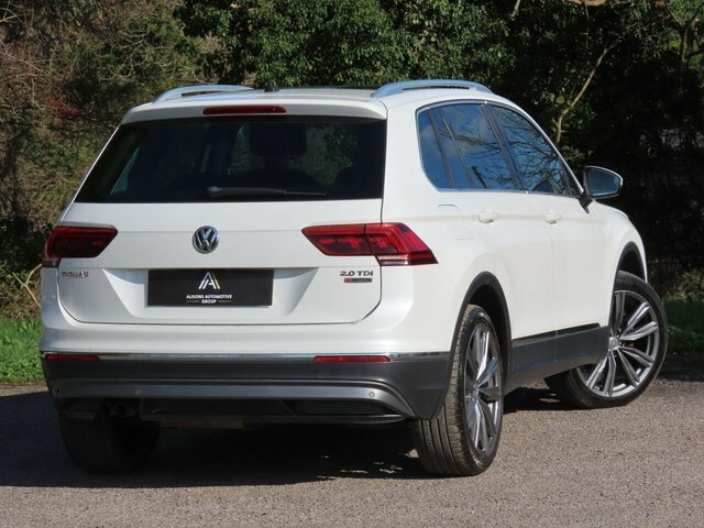 Volkswagen Tiguan Sel Tdi Bmt 4Motion Dsg CN17WWV White #4