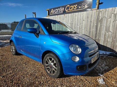 Fiat 500 S Blue