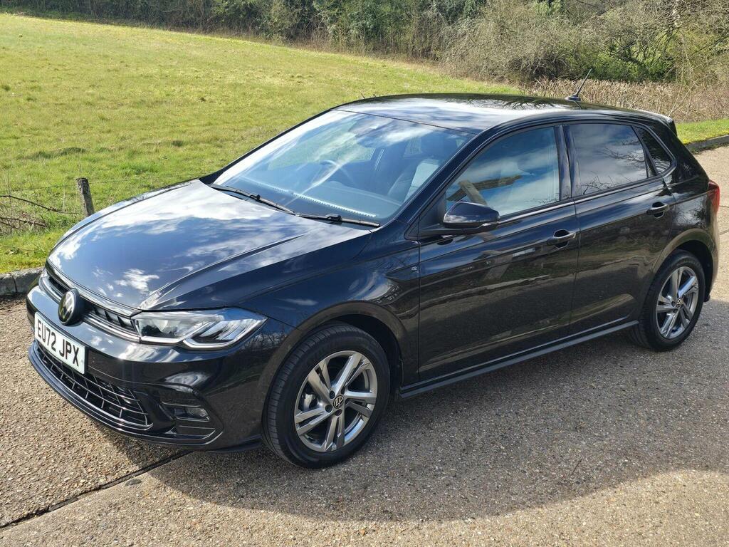 Volkswagen Polo Hatchback 1.0 Tsi R-line Dsg Euro 6 Ss 202 Black #5