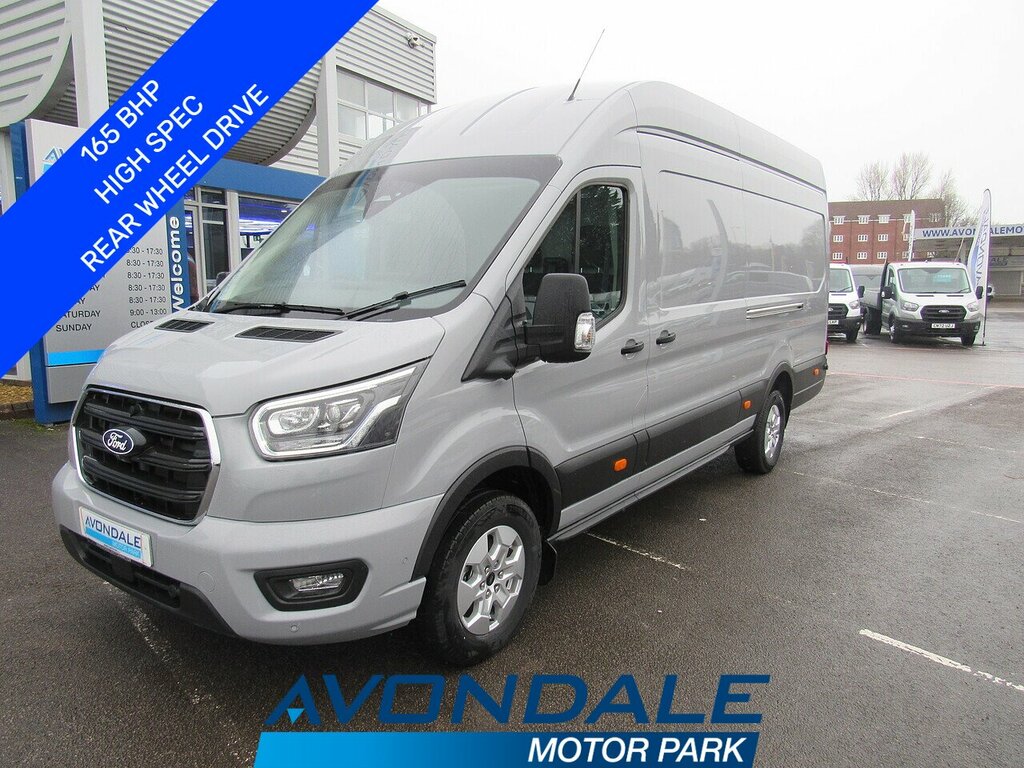 Ford Transit Custom 350 Ecoblue Limited 165 Bhp Xlwb L4 H3 Rwd Twin Si Grey