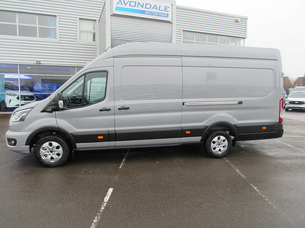 Ford Transit Custom 350 Ecoblue Limited 165 Bhp Xlwb L4 H3 Rwd Twin Si CN75LNM Grey #3