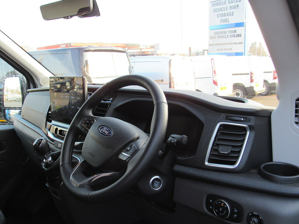 Ford Transit Custom 350 Ecoblue Limited L2 H2 Mwb 165 Bhp Van With Twi CE75YNF White #2