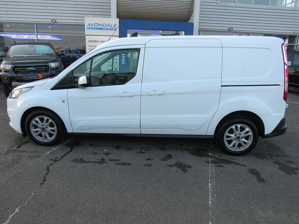 Ford Transit Connect 250 Ecoblue Limited L2 Lwb Euro 6 Twin Side Doors CK23KZF White #3