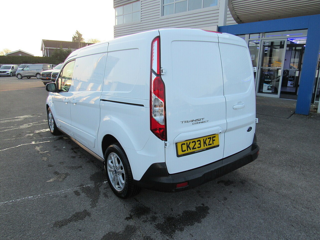Ford Transit Connect 250 Ecoblue Limited L2 Lwb Euro 6 Twin Side Doors CK23KZF White #4