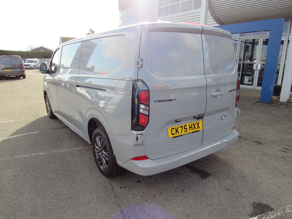 Ford Transit Custom 320 Ecoblue Limited L2 Lwb Grey Matte 170 Bhp CK75HXX Grey #4