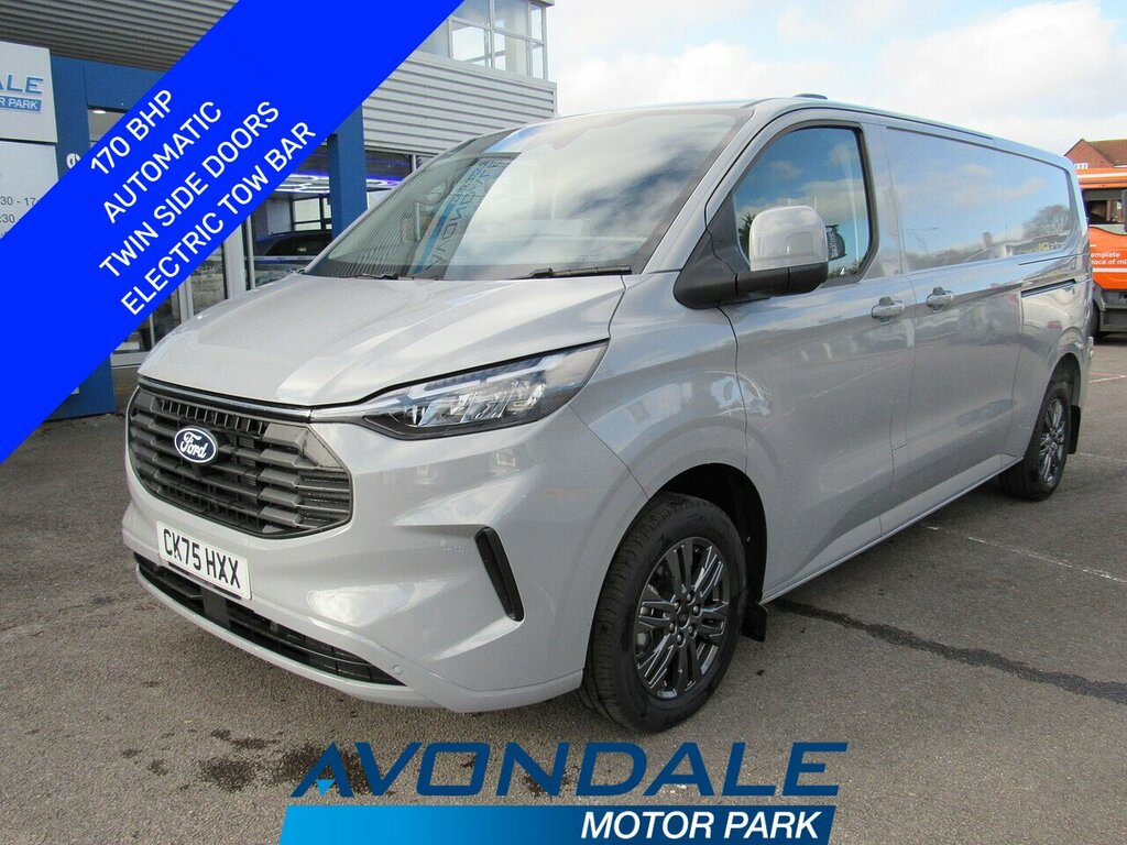 Ford Transit Custom 320 Ecoblue Limited L2 Lwb Grey Matte 170 Bhp Grey