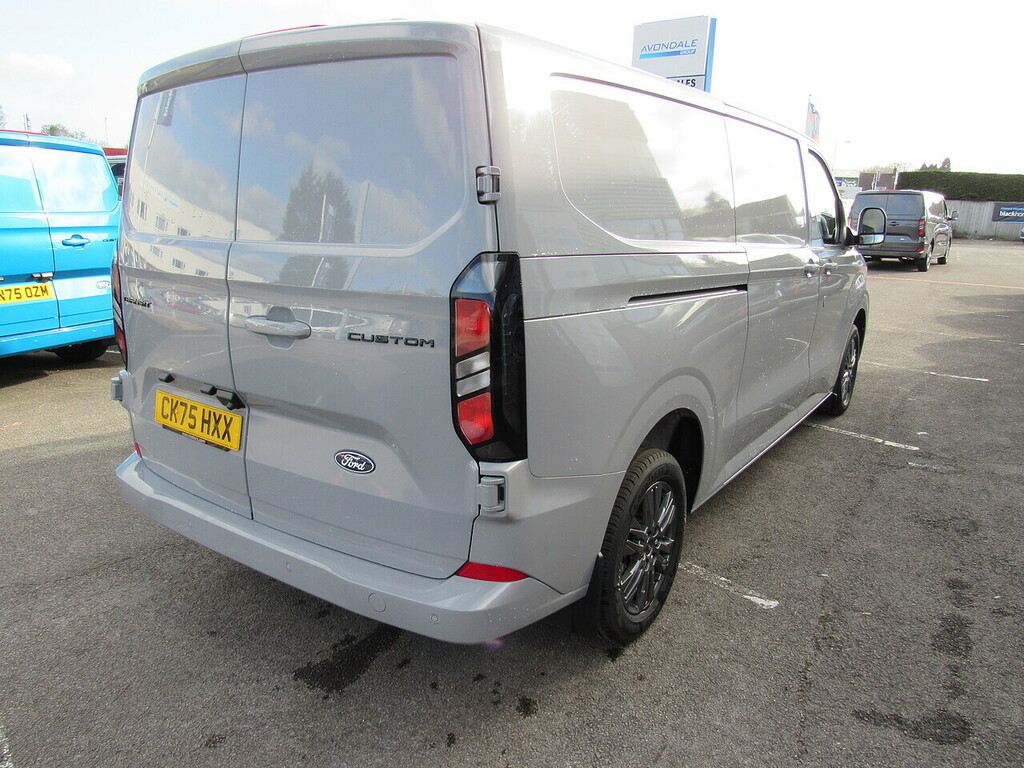 Ford Transit Custom 320 Ecoblue Limited L2 Lwb Grey Matte 170 Bhp CK75HXX Grey #5