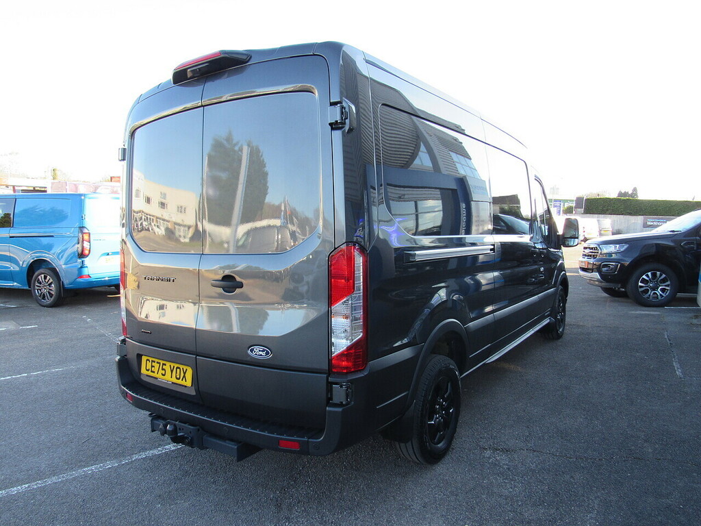 Ford Transit Custom 350 Ecoblue 4X4 Trail Pack Awd With Heated Steerin CE75YOX Grey #6
