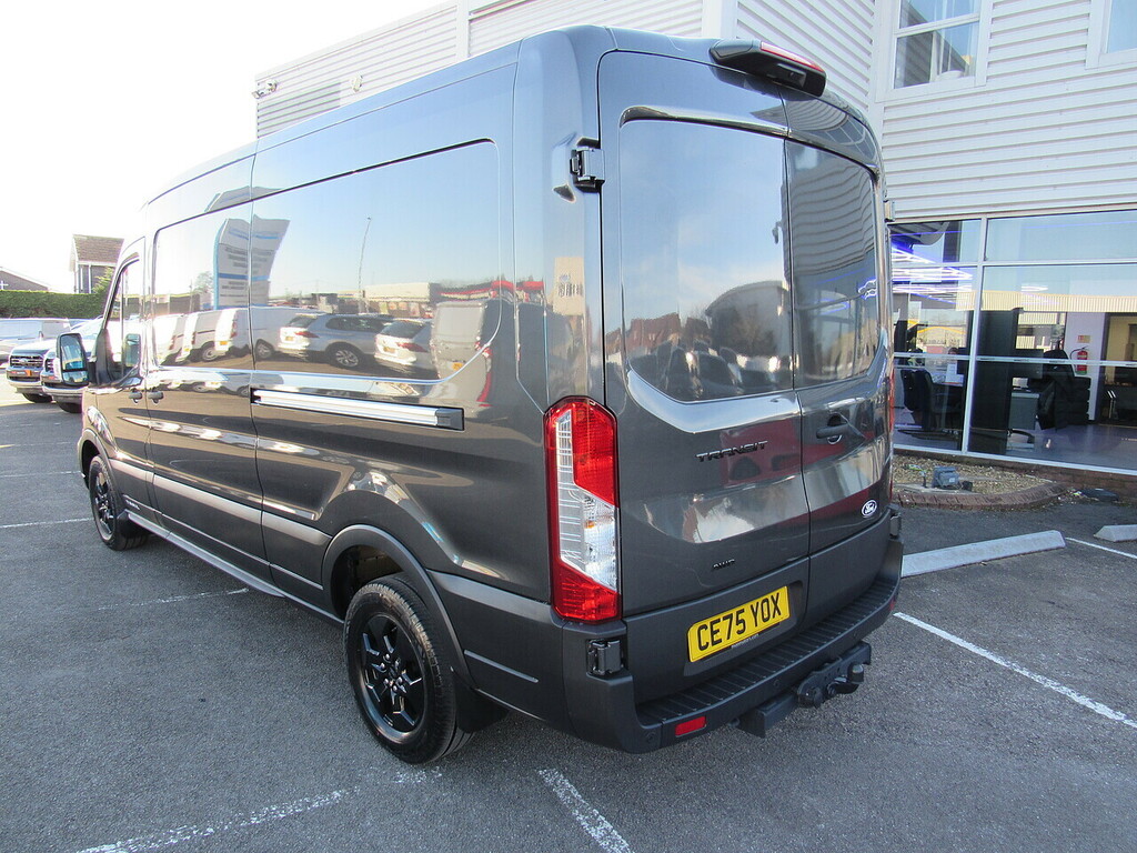 Ford Transit Custom 350 Ecoblue 4X4 Trail Pack Awd With Heated Steerin CE75YOX Grey #4