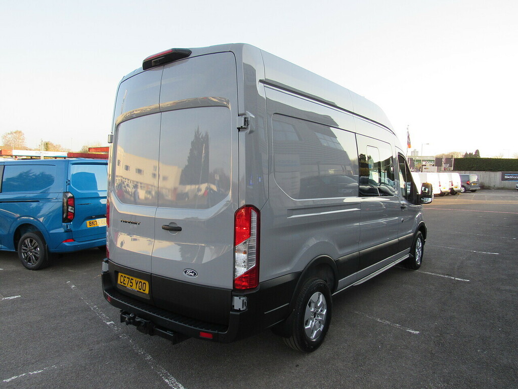 Ford Transit Custom 350 Ecoblue 7 Seats 165 Bhp L3 H3 Lwb Hi CE75YOO Grey #6