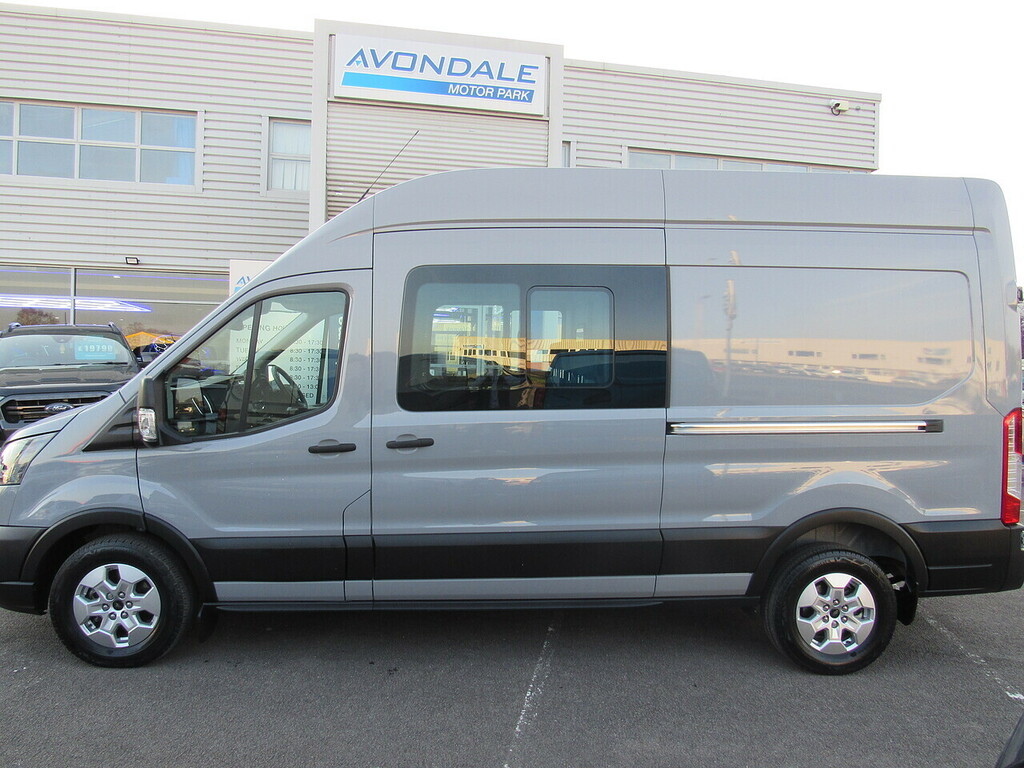 Ford Transit Custom 350 Ecoblue 7 Seats 165 Bhp L3 H3 Lwb Hi CE75YOO Grey #3