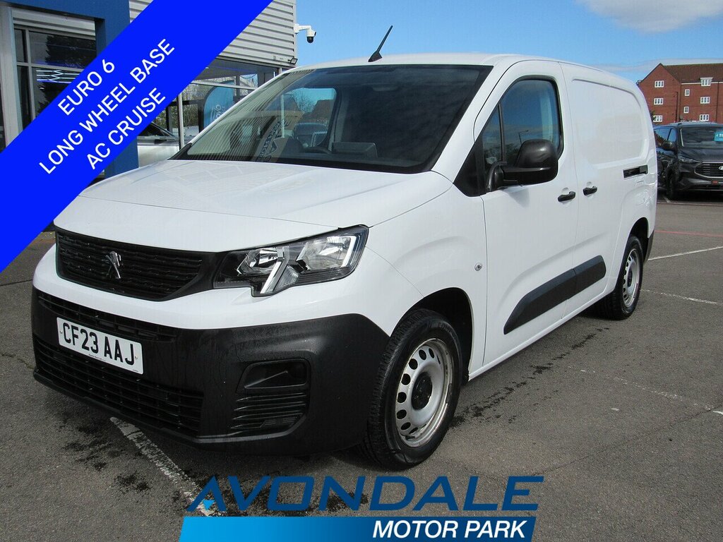 Peugeot Partner Bluehdi 950 Professional Premium L2 Lwb Euro 6 W White