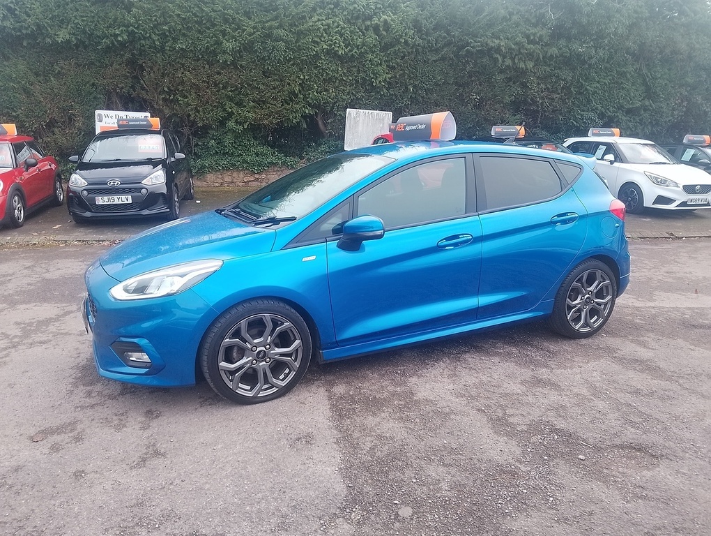 Ford Fiesta T Ecoboost Mhev St-line Edition SD70AMV Blue #4