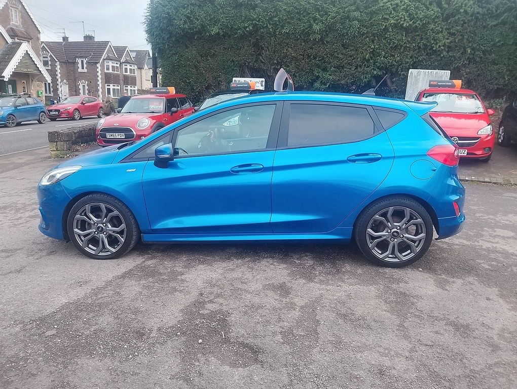 Ford Fiesta T Ecoboost Mhev St-line Edition SD70AMV Blue #5
