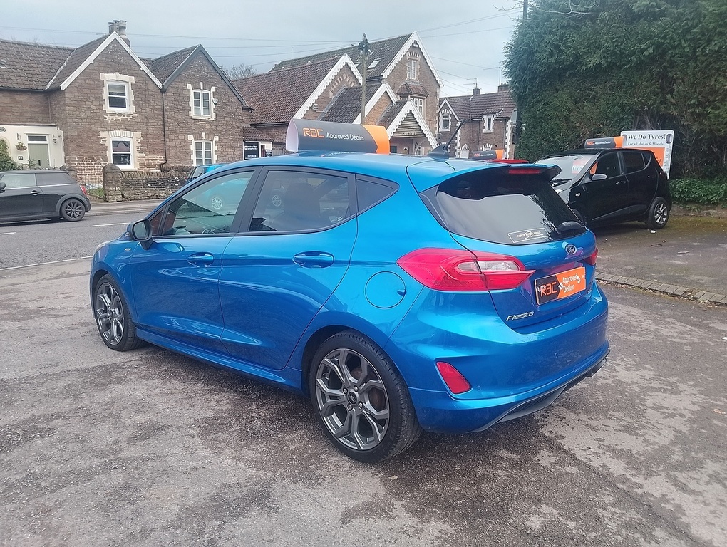 Ford Fiesta T Ecoboost Mhev St-line Edition SD70AMV Blue #6