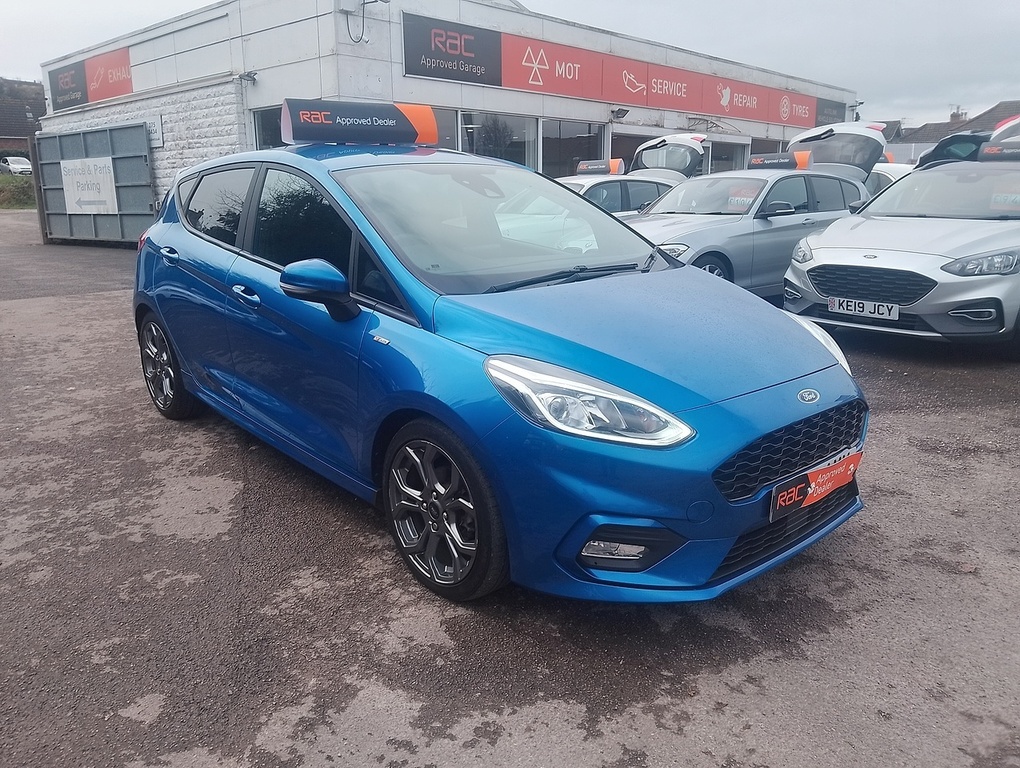 Ford Fiesta T Ecoboost Mhev St-line Edition Blue