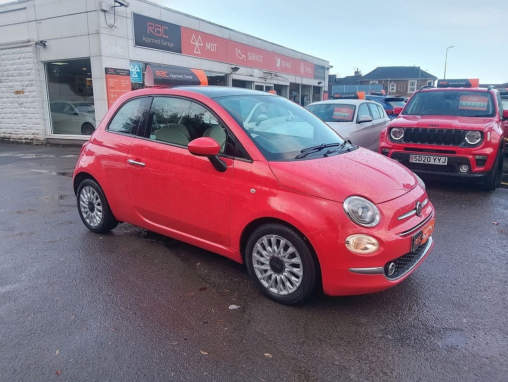 Fiat 500 Twinair Lounge Pink