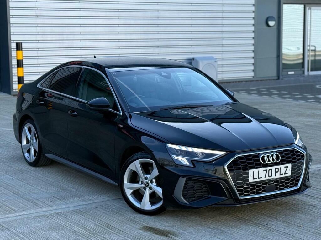 Audi A3 Saloon 1.5 Tfsi 35 S Line Euro 6 Ss 20207 LL70PLZ Black #4