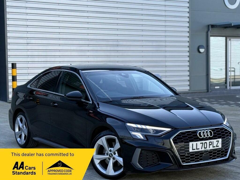 Audi A3 Saloon 1.5 Tfsi 35 S Line Euro 6 Ss 20207 Black