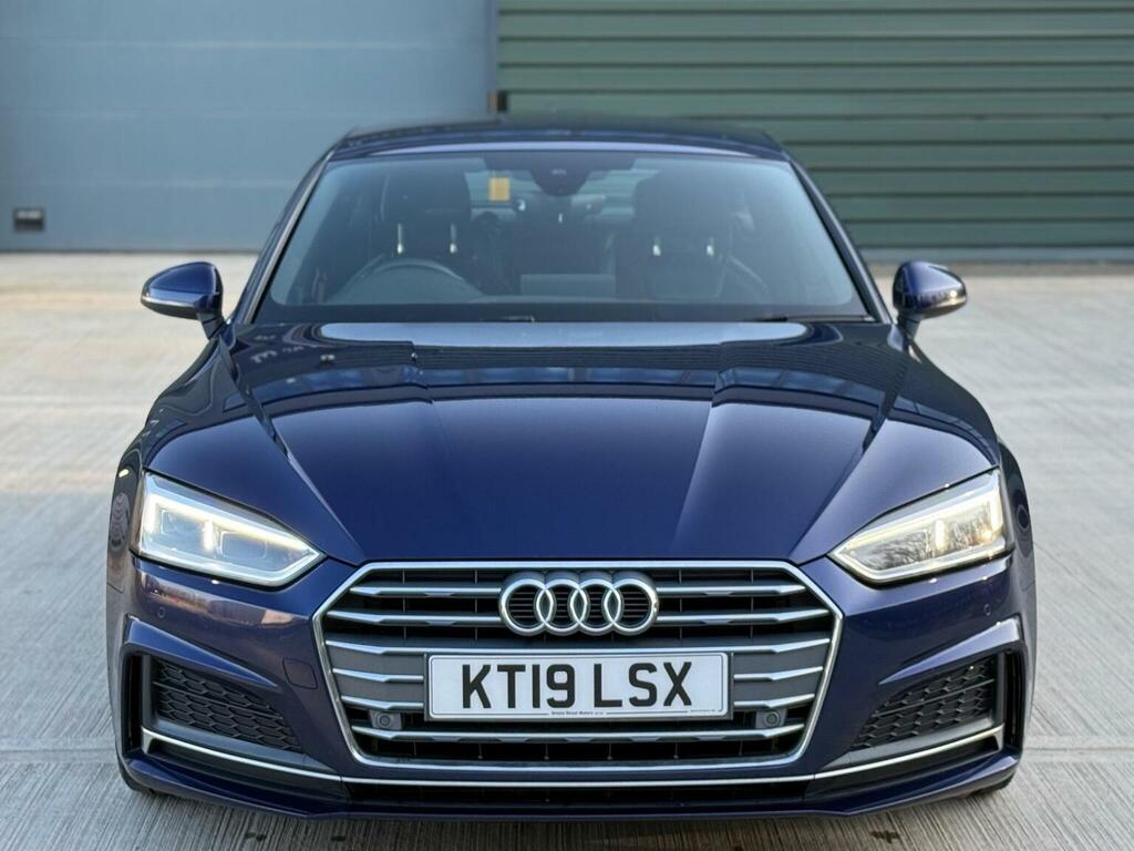 Audi A5 Hatchback 2.0 Tdi 35 S Line Sportback S Tronic Eur KT19LSX Blue #5