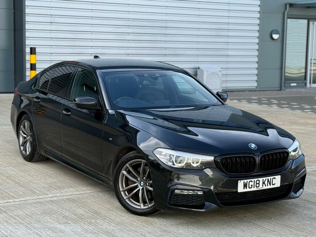 BMW 5 Series Saloon 2.0 520D M Sport Euro 6 Ss 201 WG18KNC Black #4