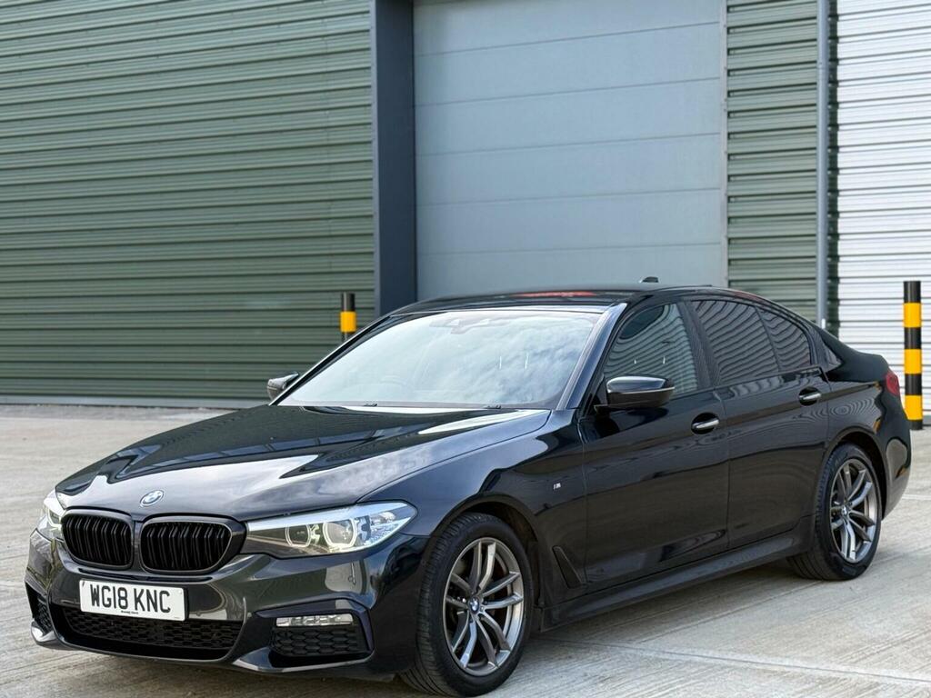 BMW 5 Series Saloon 2.0 520D M Sport Euro 6 Ss 201 WG18KNC Black #6