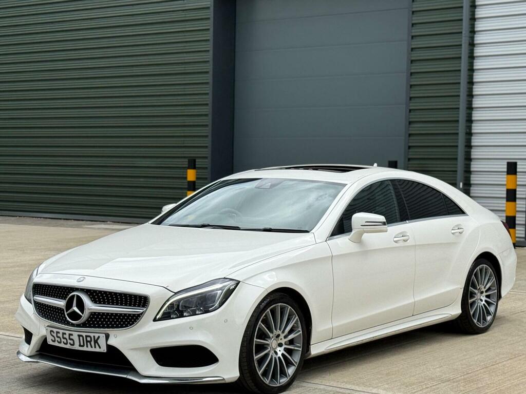 Mercedes-Benz CLS Saloon 3.0 Cls350d V6 Amg Line Premium Plus Coup S555DRK White #5