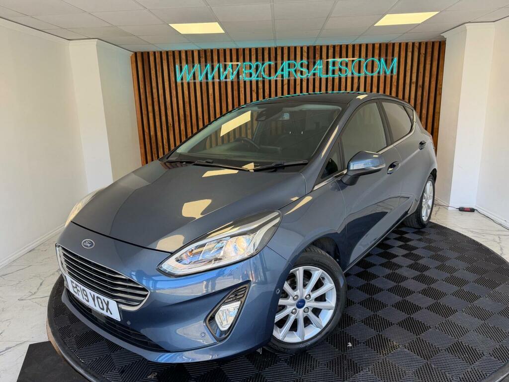 Ford Fiesta Hatchback 1.0T Ecoboost Titanium X Euro 6 Ss EF19YOX Blue #5