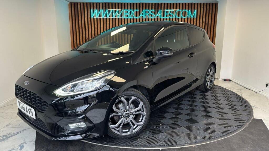 Ford Fiesta Hatchback 1.0T Ecoboost St-line Euro 6 Ss MT18AVN Black #5