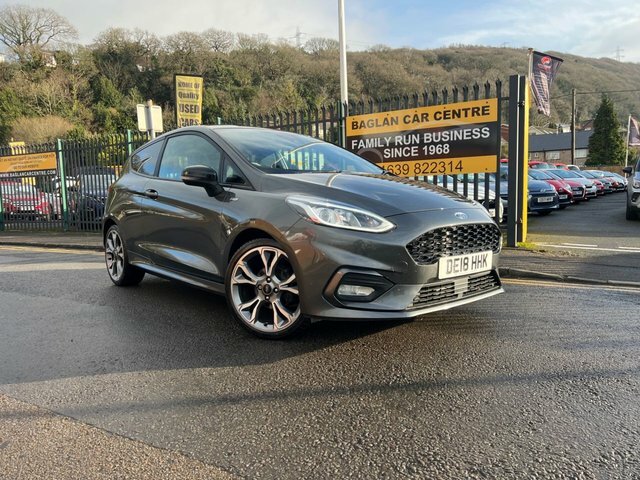 Ford Fiesta 1.0T Ecoboost St-line Hatchback DE18HHK Grey #2
