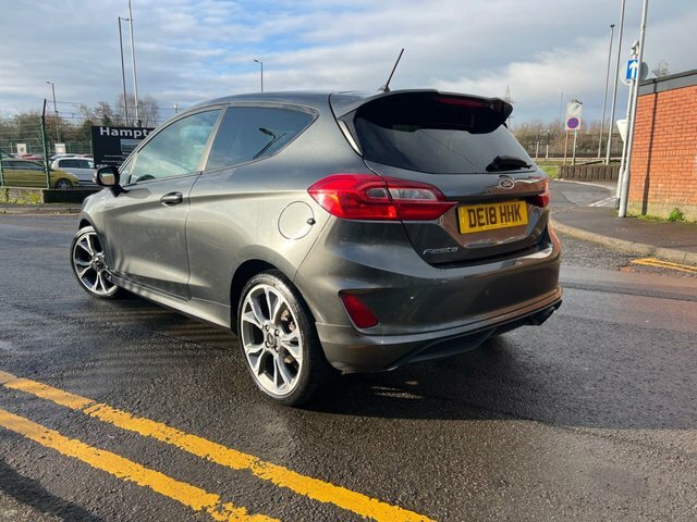 Ford Fiesta 1.0T Ecoboost St-line Hatchback DE18HHK Grey #6