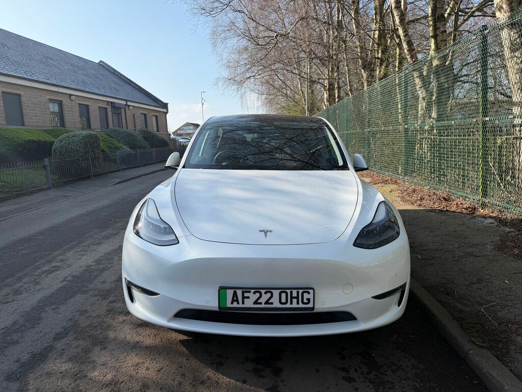 Tesla Model Y Dual Motor Long Range Suv 4Wde AF22OHG White #2