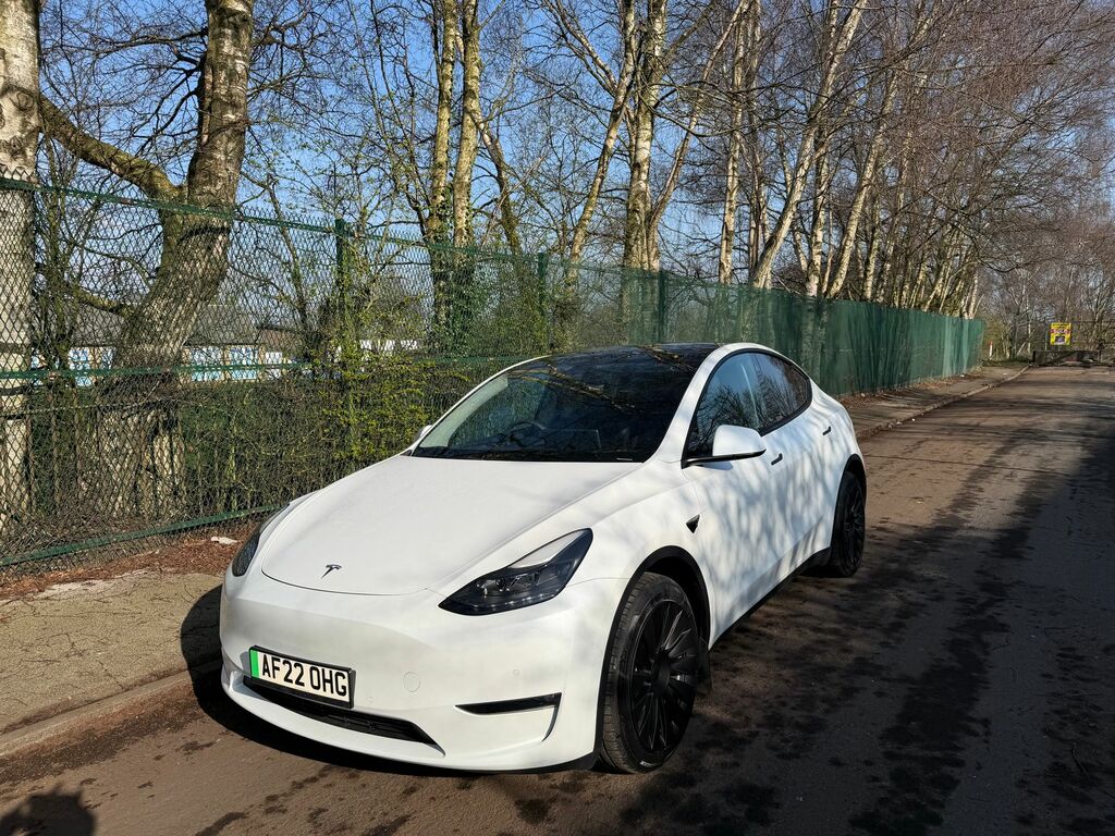 Tesla Model Y Dual Motor Long Range Suv 4Wde AF22OHG White #6