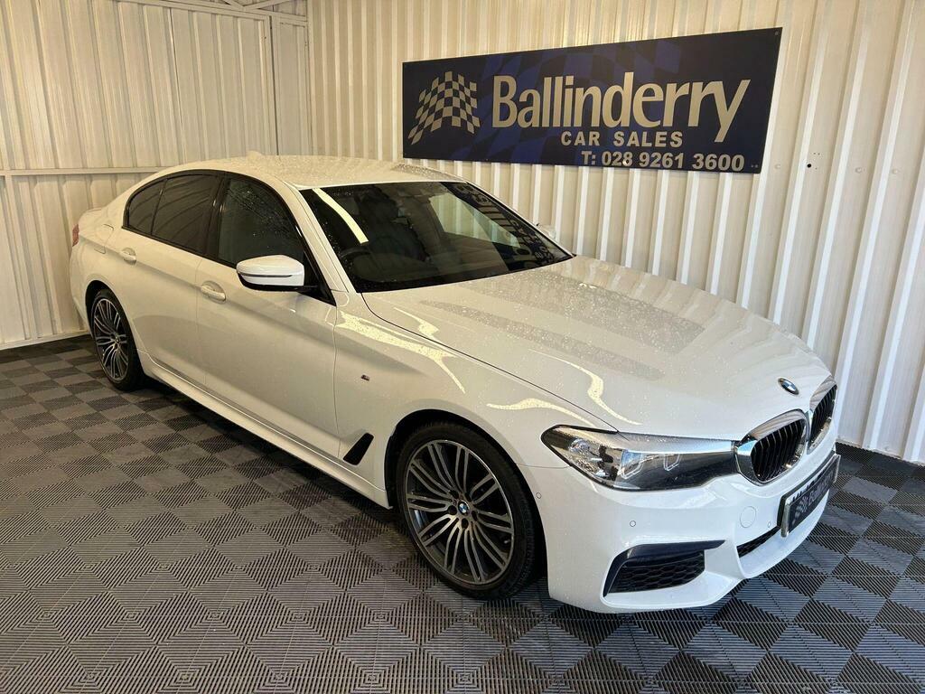BMW 5 Series 2.0 520D M Sport Xdrive Euro 6 S S  White #3