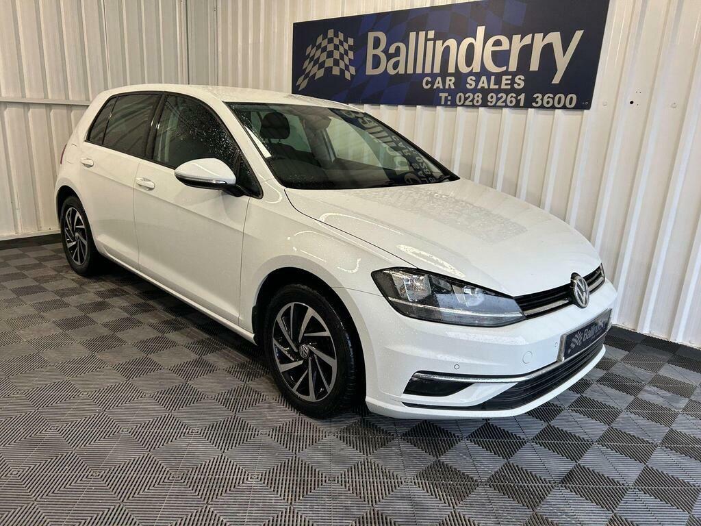 Volkswagen Golf 1.6 Tdi Match Euro 6 S S White