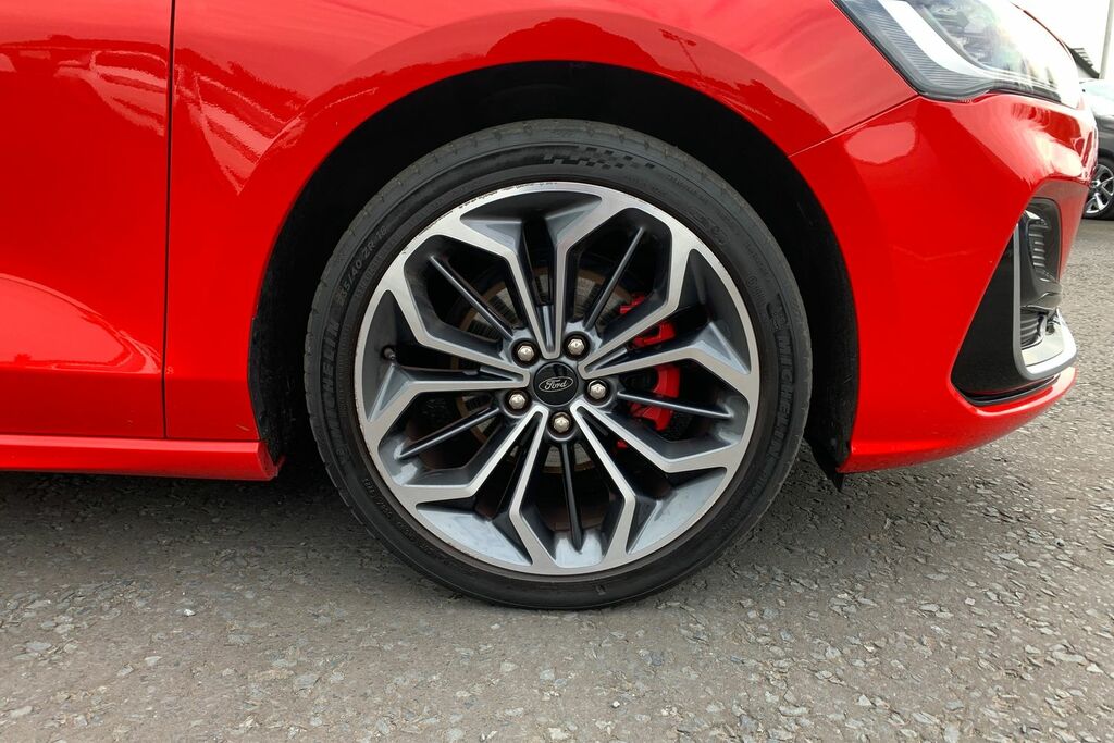 Ford Focus 1.0T 155Ps St-line Vignale In Race Red With 25K YGZ7478 Red #6