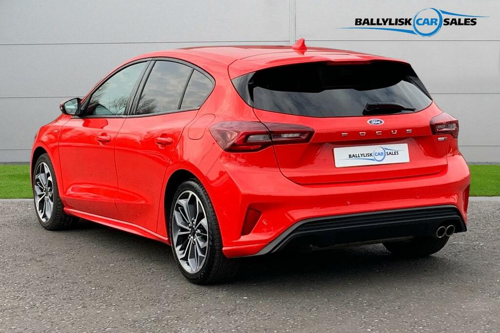 Ford Focus 1.0T 155Ps St-line Vignale In Race Red With 25K YGZ7478 Red #2