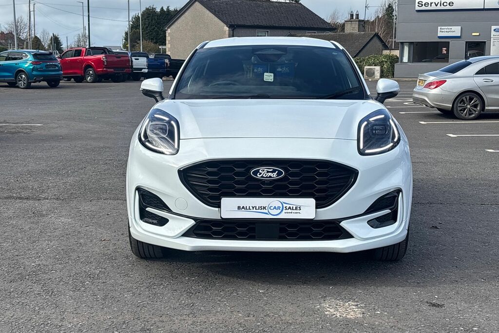 Ford Puma 1.0 Mhev St-line Hybrid 125Ps In Whi CYZ9566 White #4