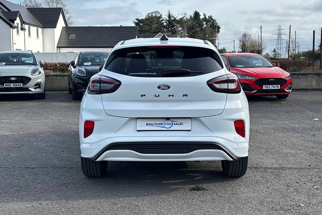 Ford Puma 1.0 Mhev St-line Hybrid 125Ps In Whi CYZ9566 White #5