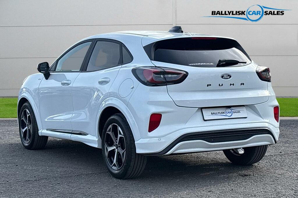 Ford Puma 1.0 Mhev St-line Hybrid 125Ps In Whi CYZ9566 White #2
