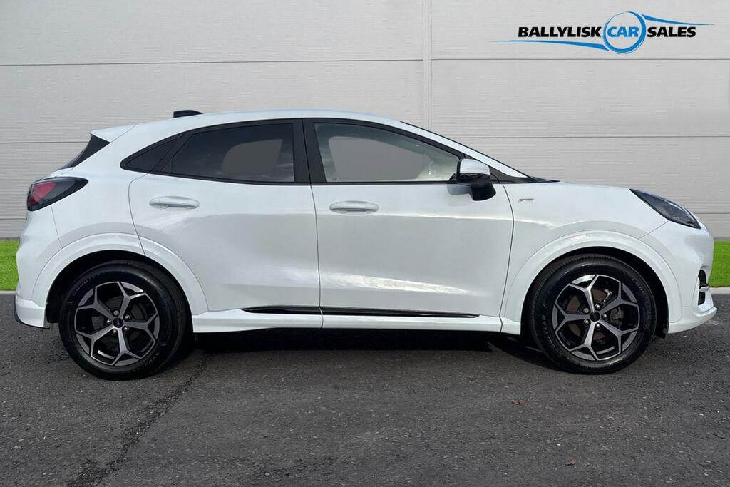 Ford Puma 1.0 Mhev St-line Hybrid 125Ps In Whi CYZ9566 White #3