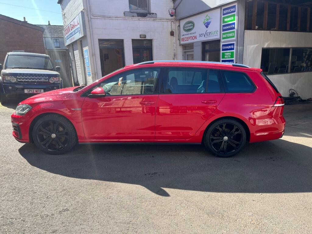 Volkswagen Golf Estate 2.0 Tdi Gtd 2017 SL67KKZ Red #5
