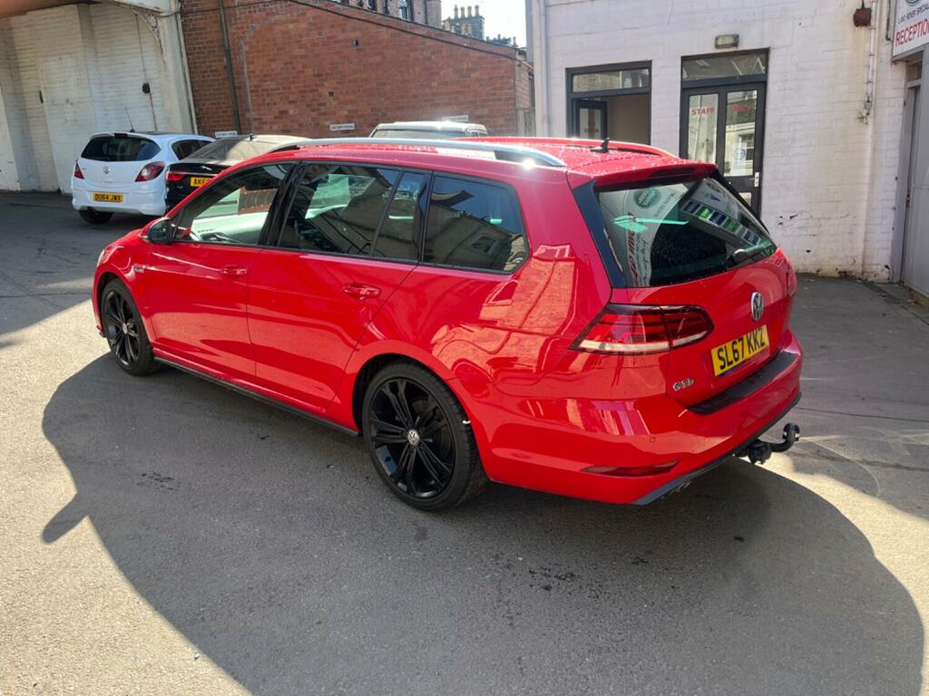 Volkswagen Golf Estate 2.0 Tdi Gtd 2017 SL67KKZ Red #6