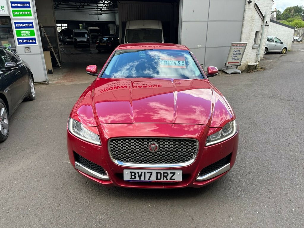 Jaguar XF Saloon 2.0 D Portfolio 2017 BV17DRZ Red #2