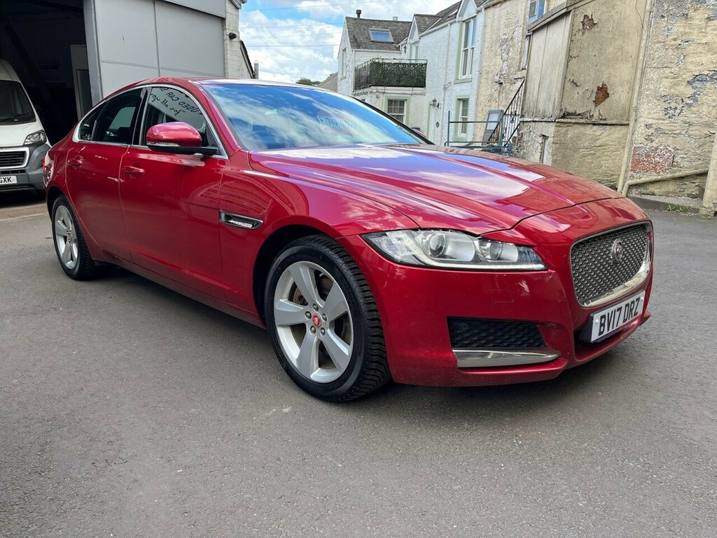 Jaguar XF Saloon 2.0 D Portfolio 2017 BV17DRZ Red #5